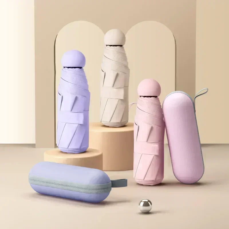 UV Umbrella Women Rain Protections Parasol Umbrellas Portable Long Handle Umbrella Outdoor Travel Gear Household Merchandise